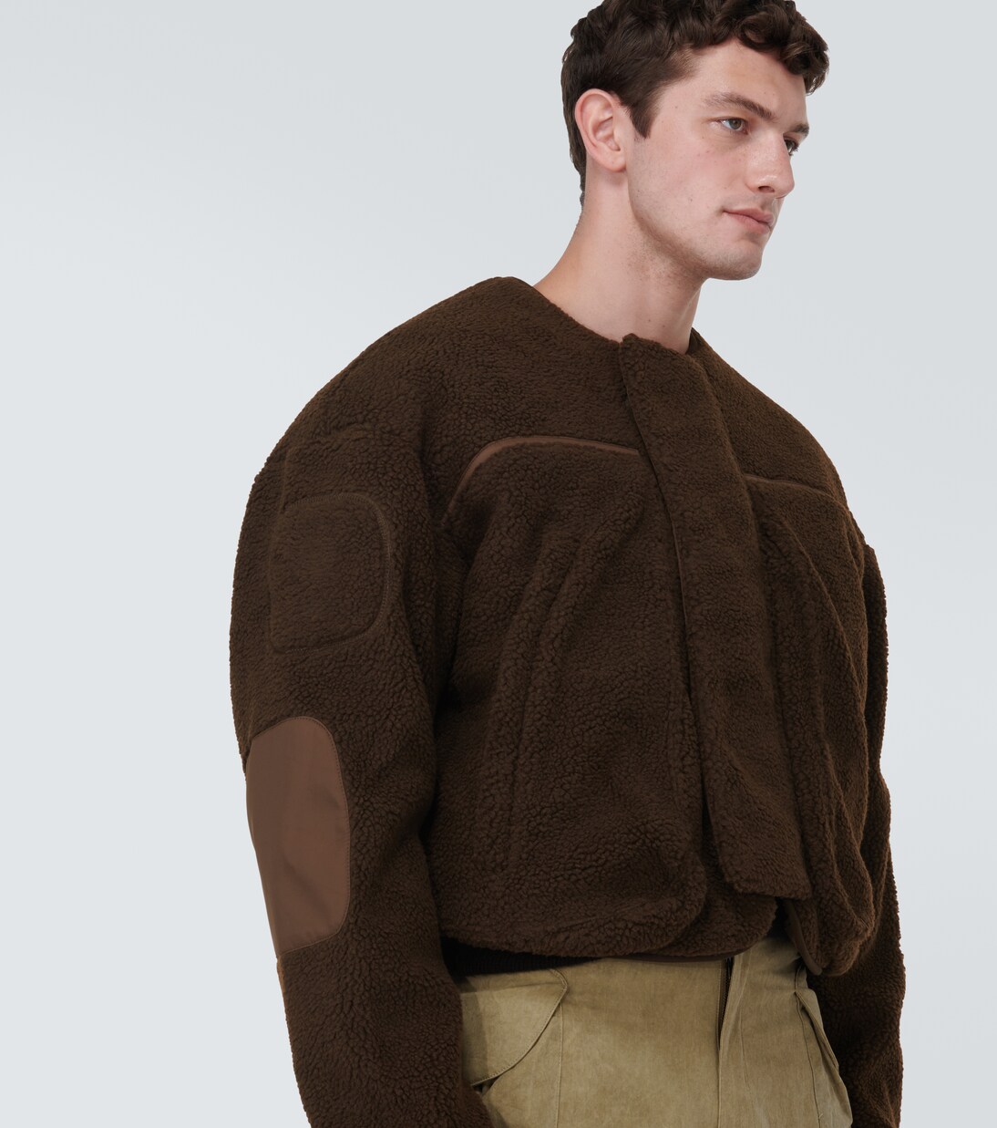 Cropped fleece jacket | Entire Studios