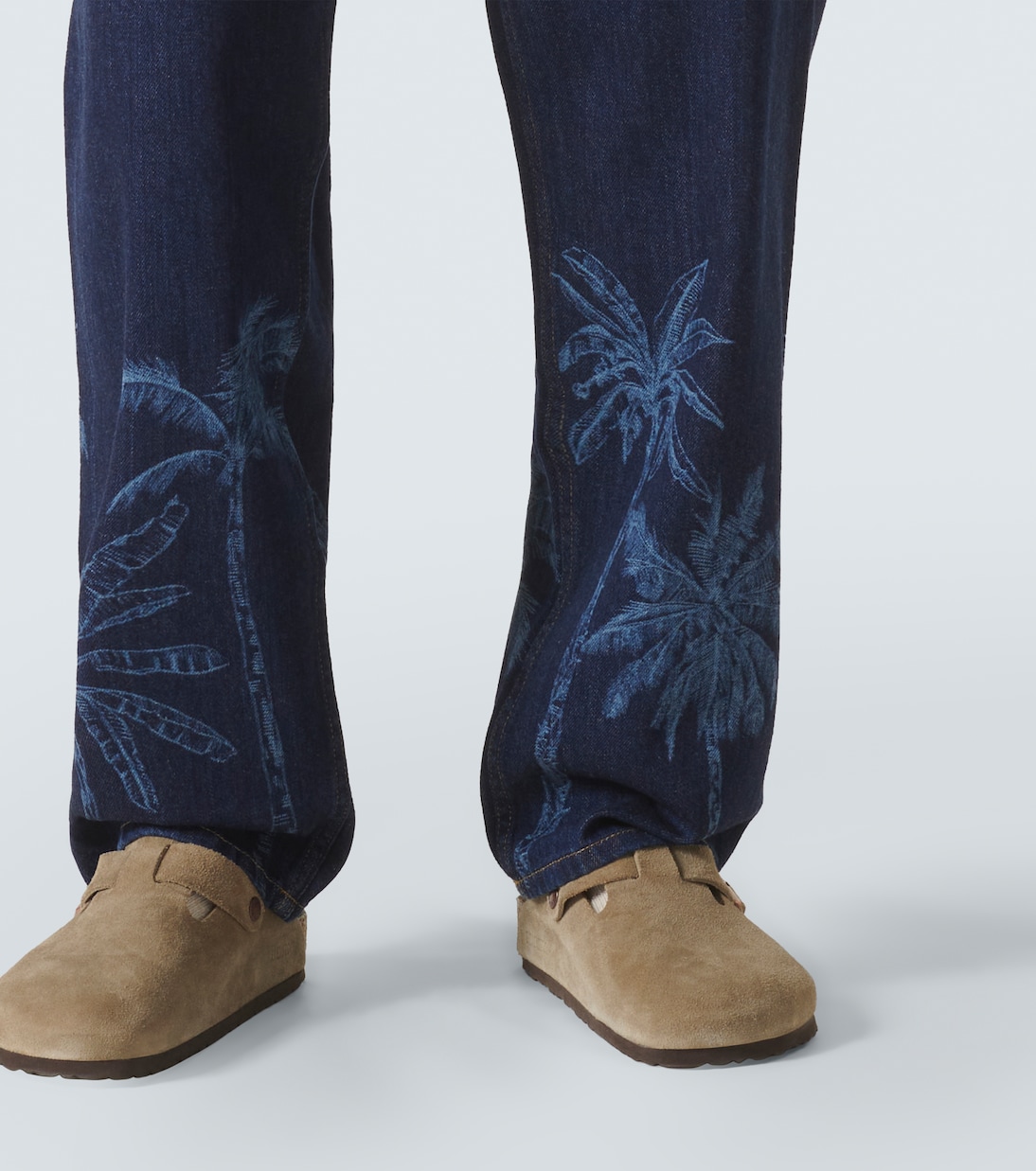 Jungle printed straight jeans | Alanui