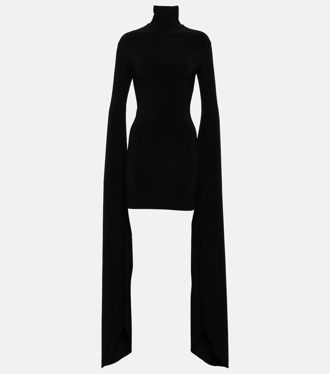 High-neck jersey minidress  | Norma Kamali