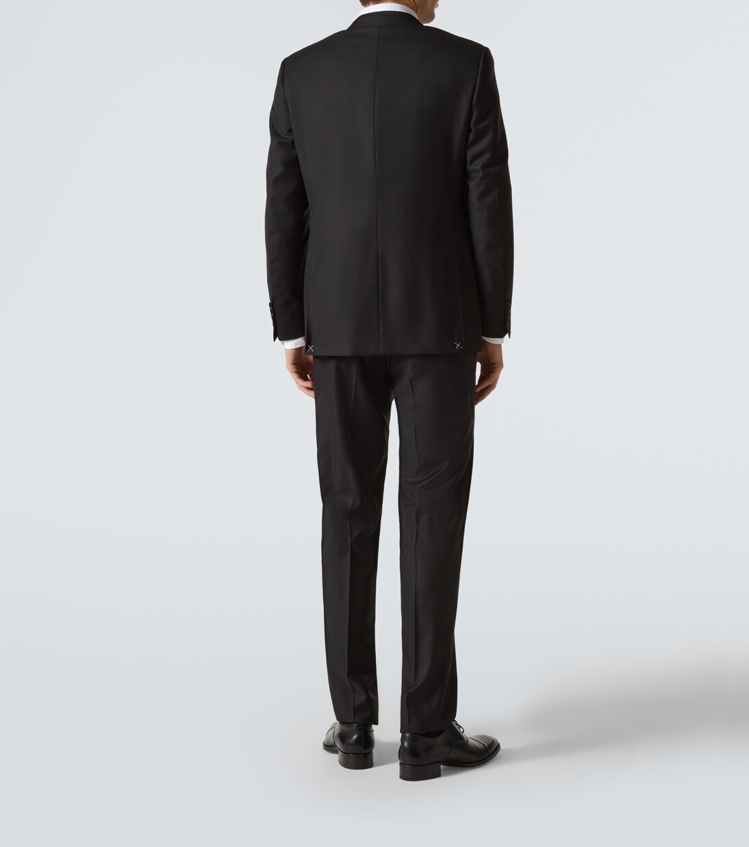 싱글 브레스티드 울 수트 | Canali