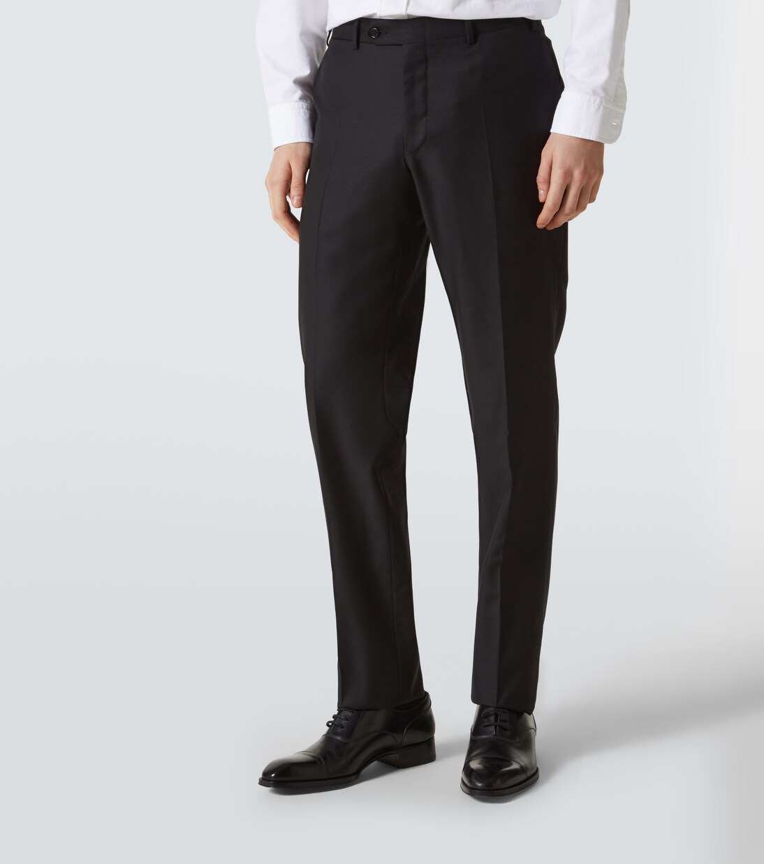 싱글 브레스티드 울 수트 | Canali