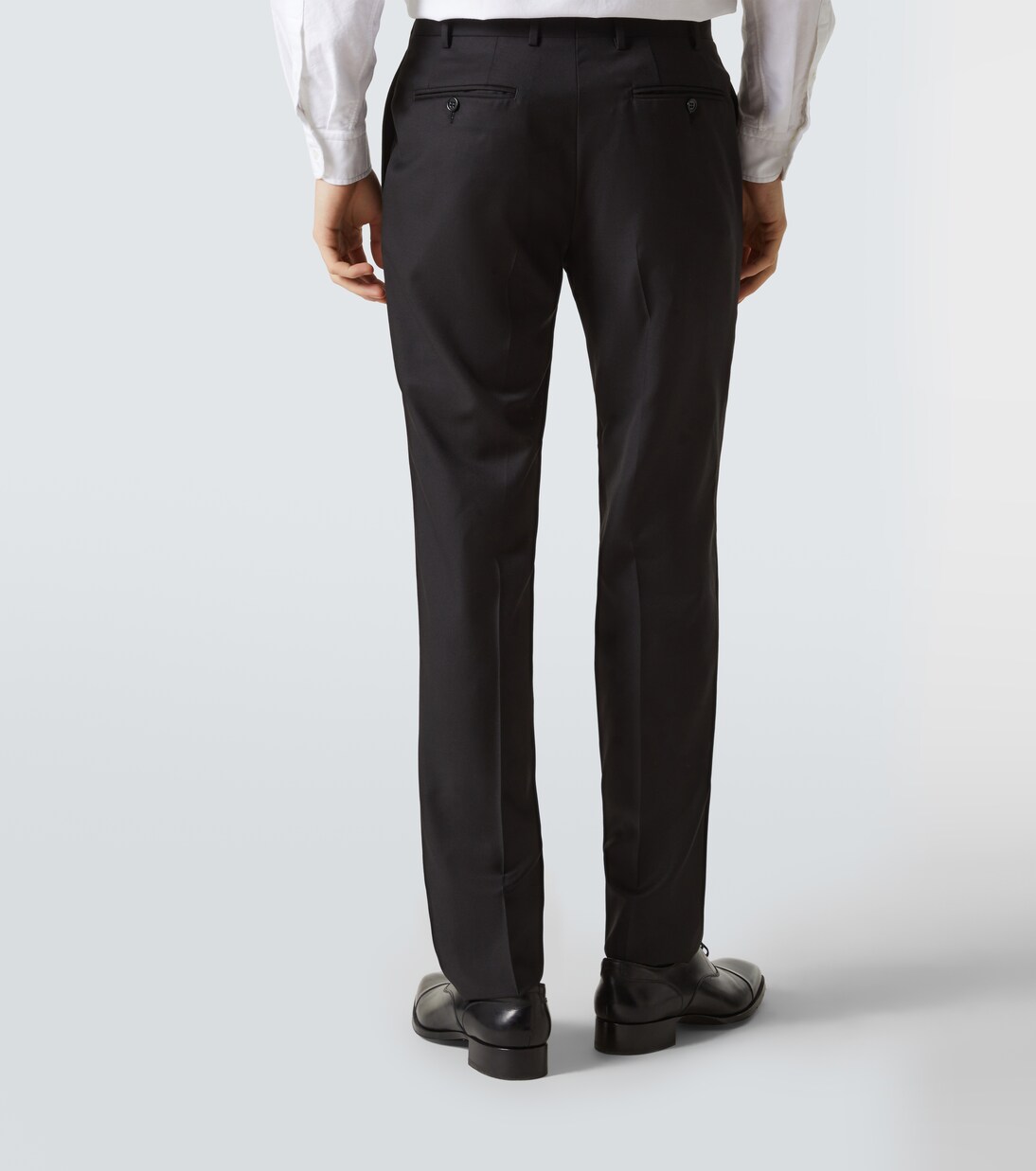 싱글 브레스티드 울 수트 | Canali