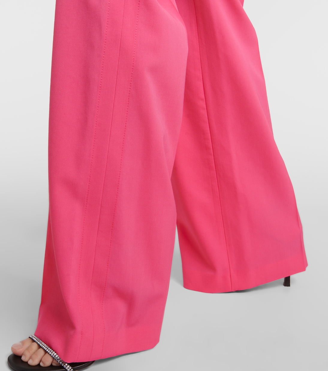 High-Rise-Schlaghose Iconic aus einem Wollgemisch | Stella McCartney