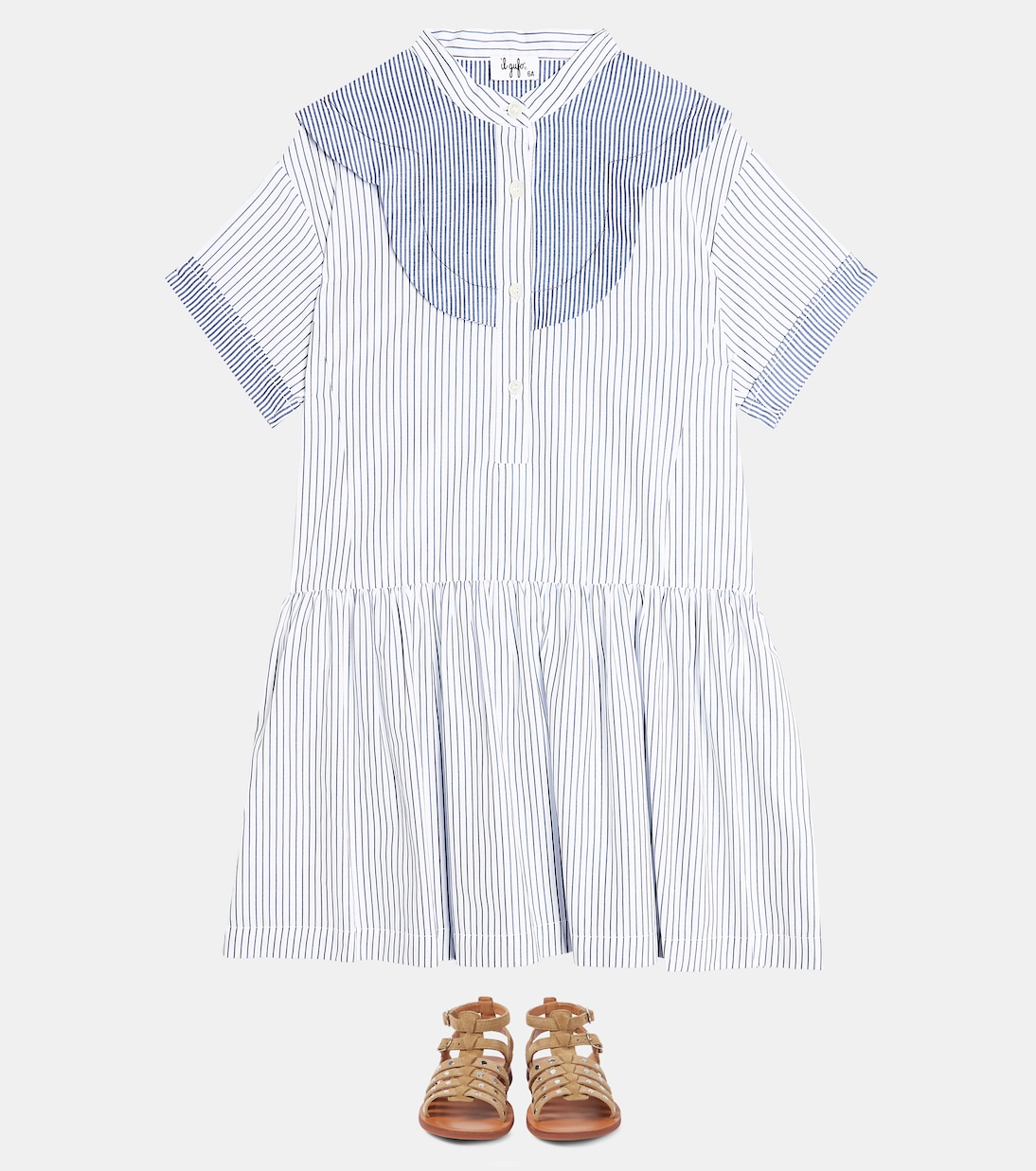 Denim dress | Il Gufo
