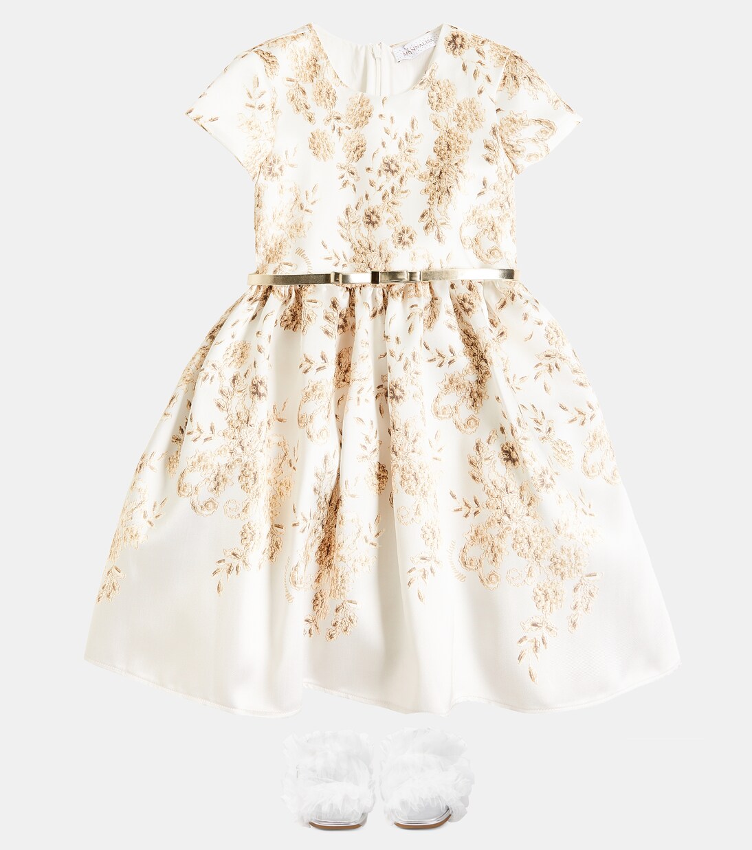 Bedrucktes Kleid Mikado | Monnalisa