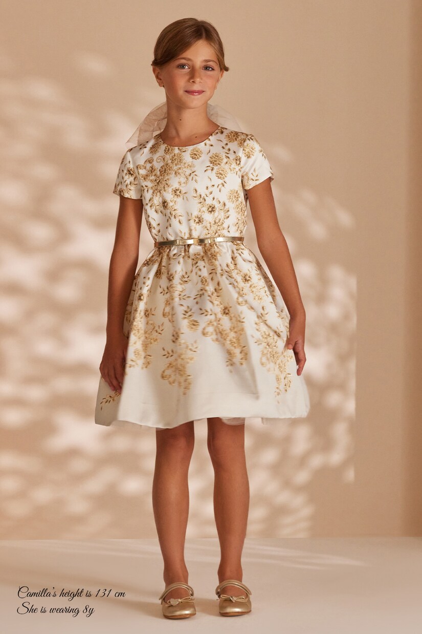 Bedrucktes Kleid Mikado | Monnalisa