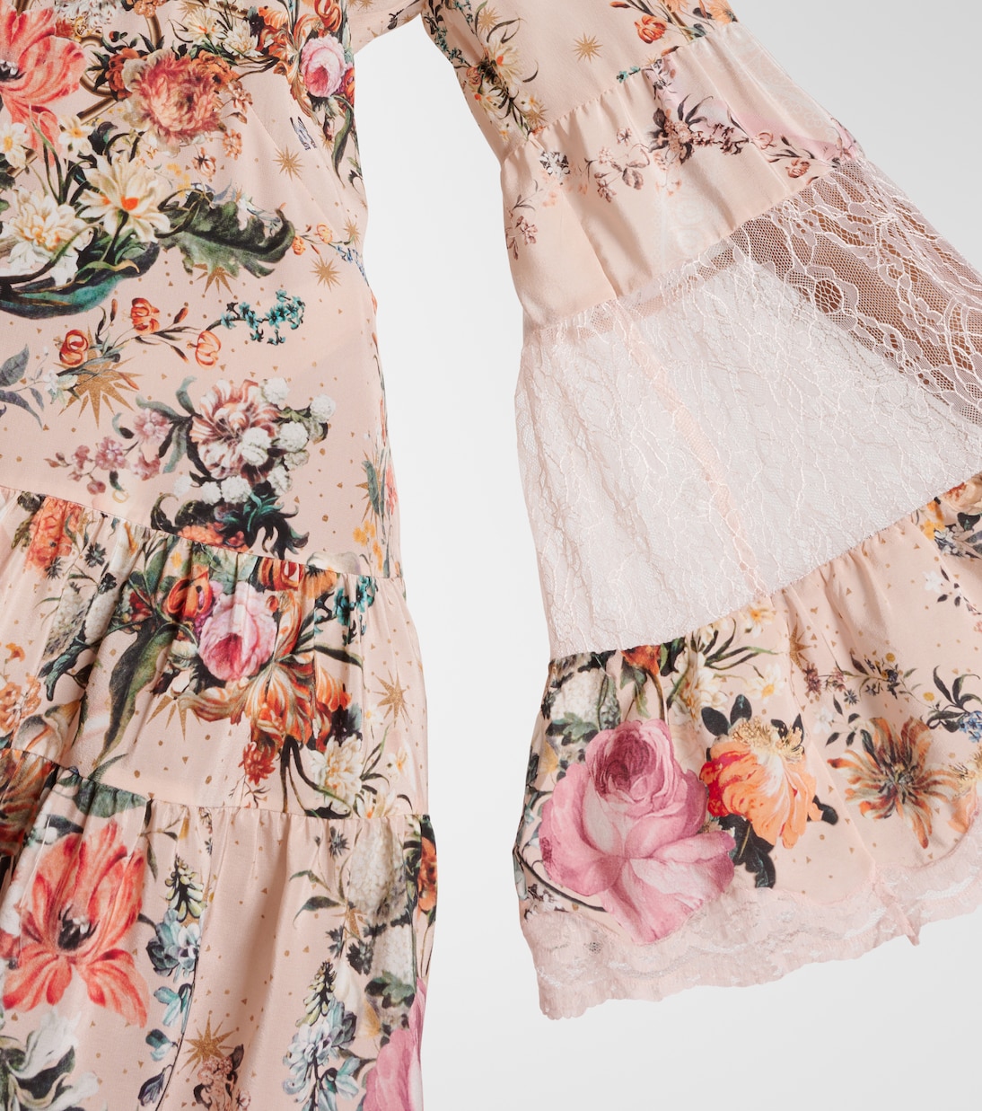 Robe en soie à fleurs et ornements | Camilla