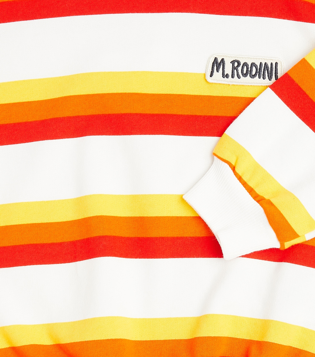 Sudadera de jersey de algodón a rayas | Mini Rodini