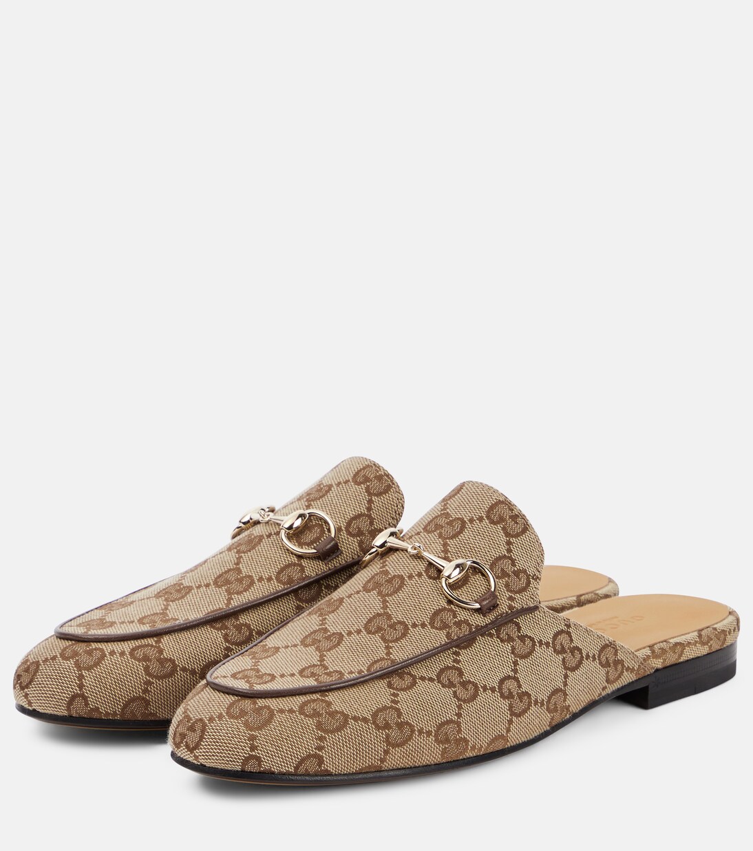 Mules Princetown en toile GG | Gucci