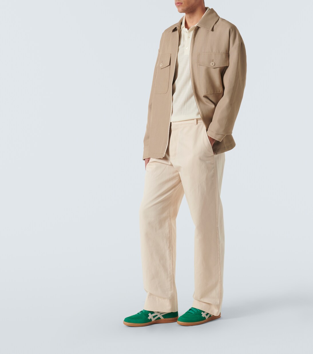 x Hay Skyhand OG leather sneakers | Asics