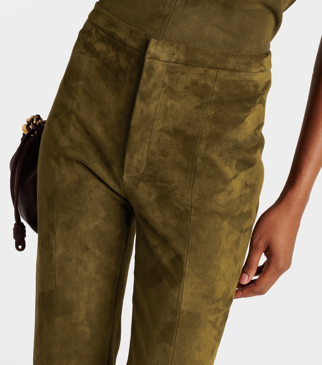 Schlaghose Kam 24 aus Veloursleder | Stouls