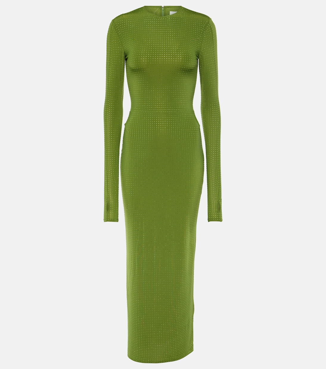 Maxikleid aus Jersey mit Kristallen | Alex Perry