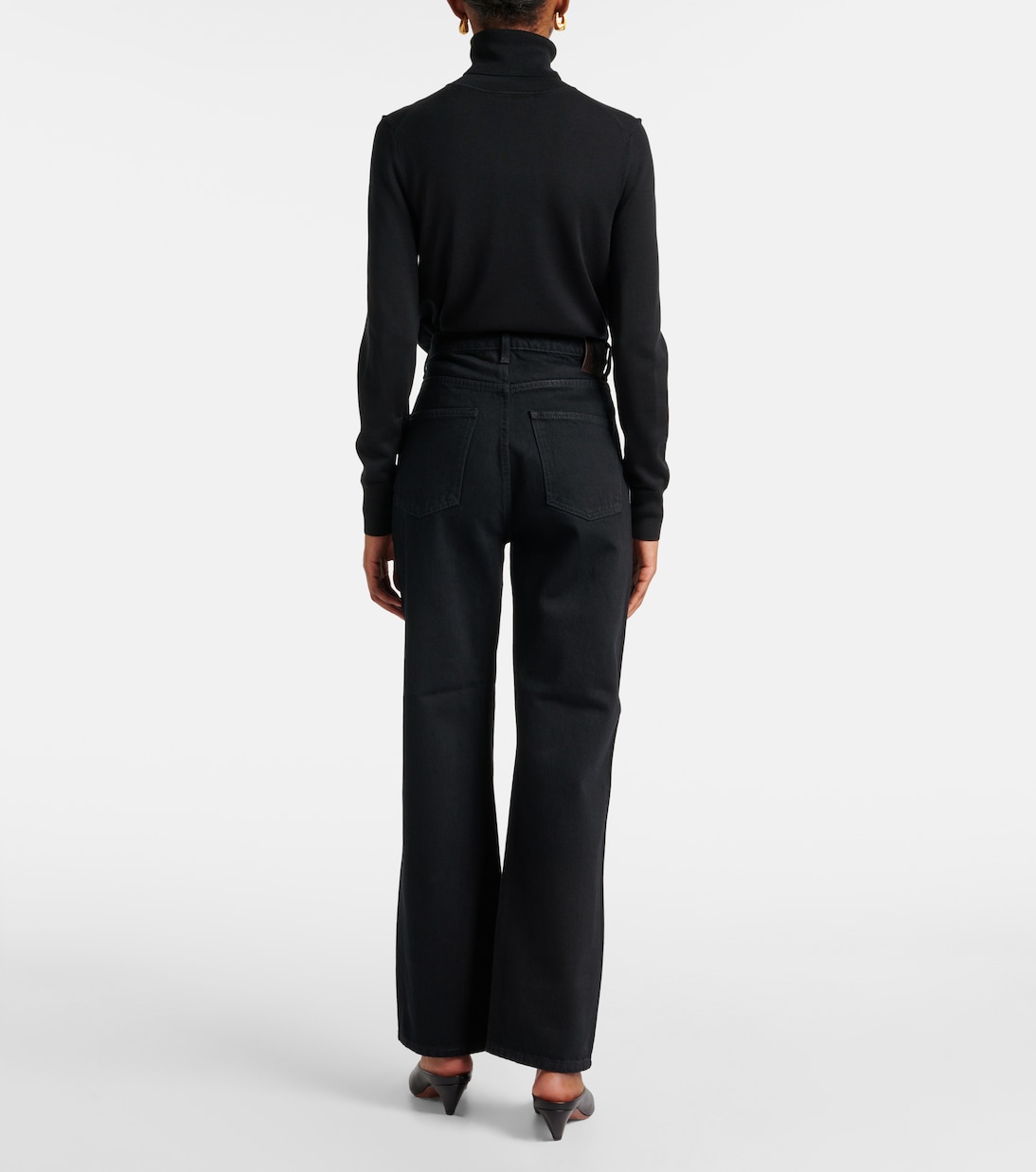 High-Rise Straight Jeans Sade | Tove