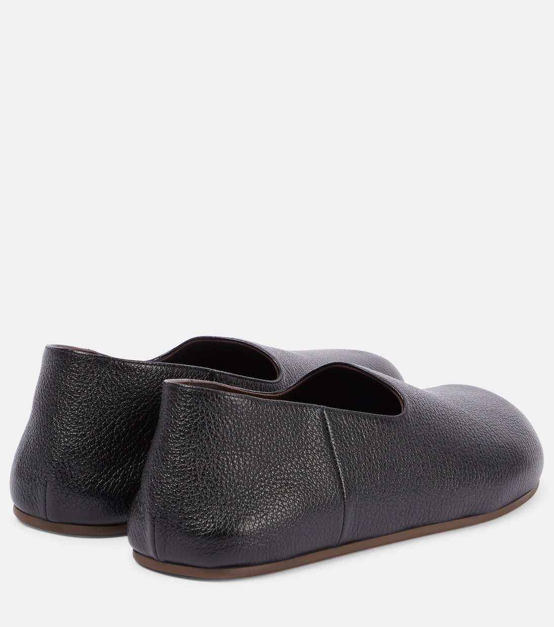 Zapatos slip-on Hugh de piel | The Row
