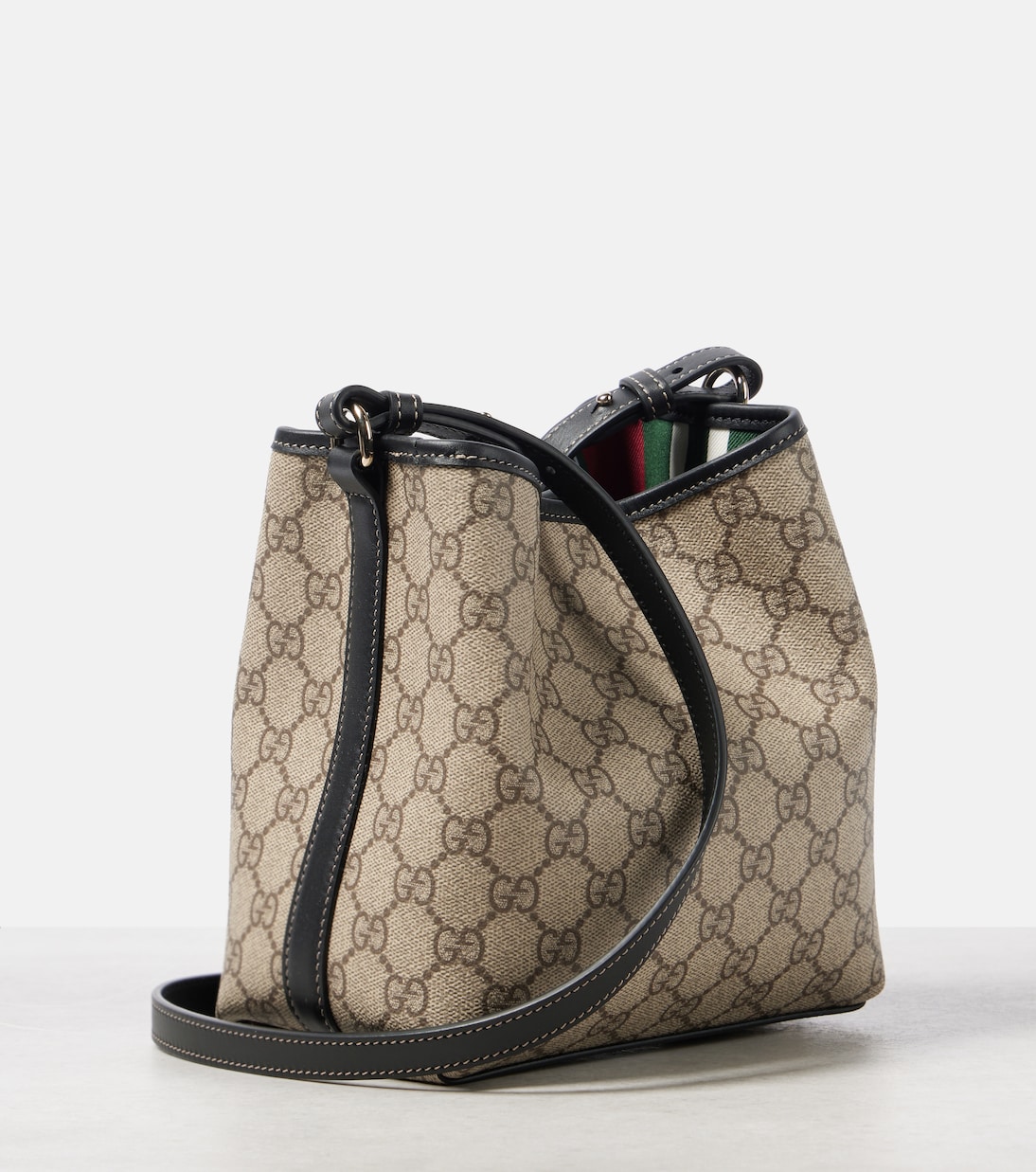 GG Emblem Mini coated canvas tote bag | Gucci