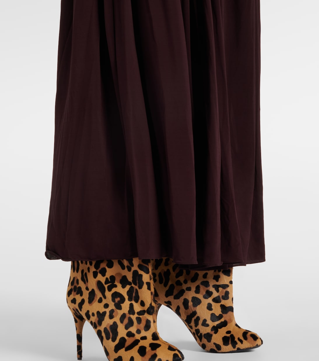 Strapless gathered jersey maxi dress | Alaïa