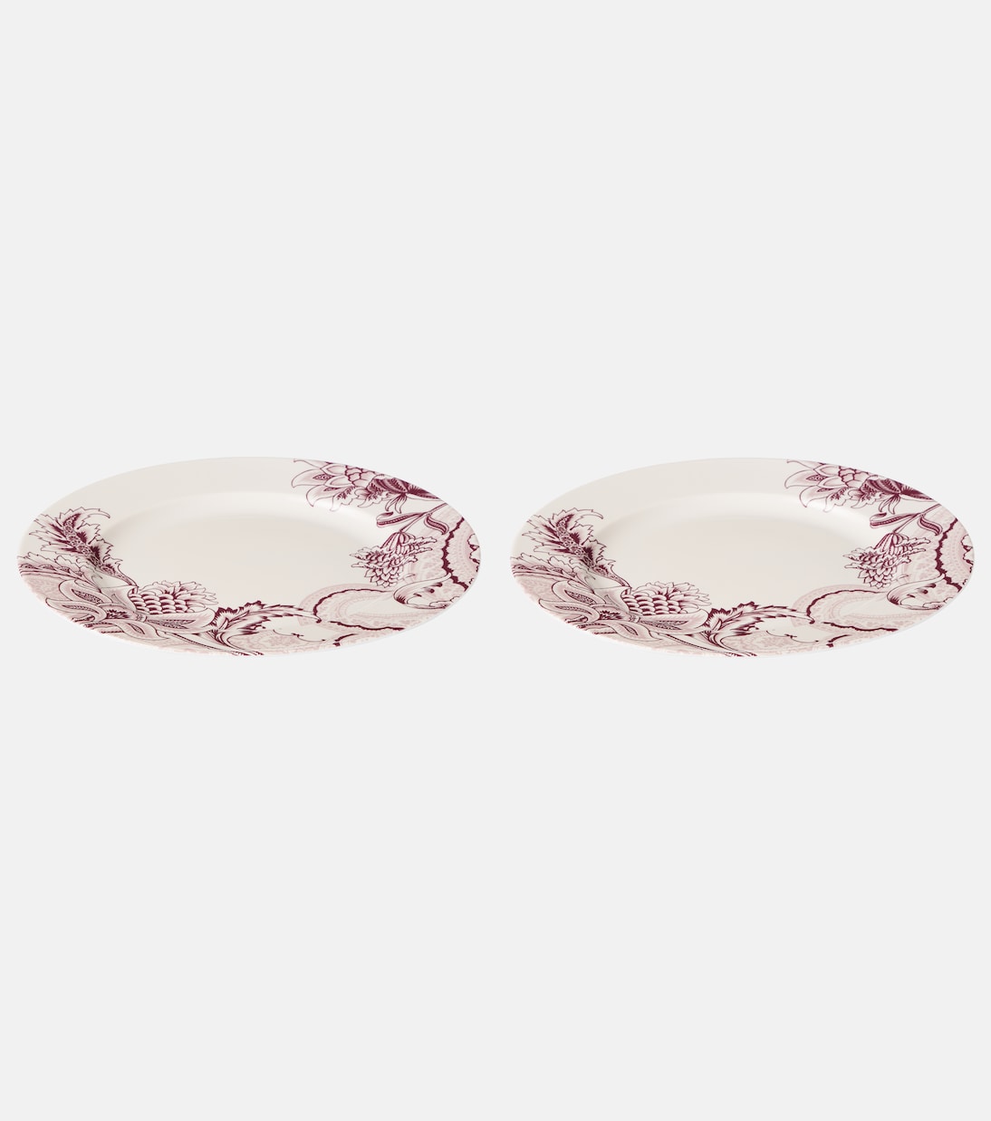 Bloom set of 2 porcelain charger plates | Etro