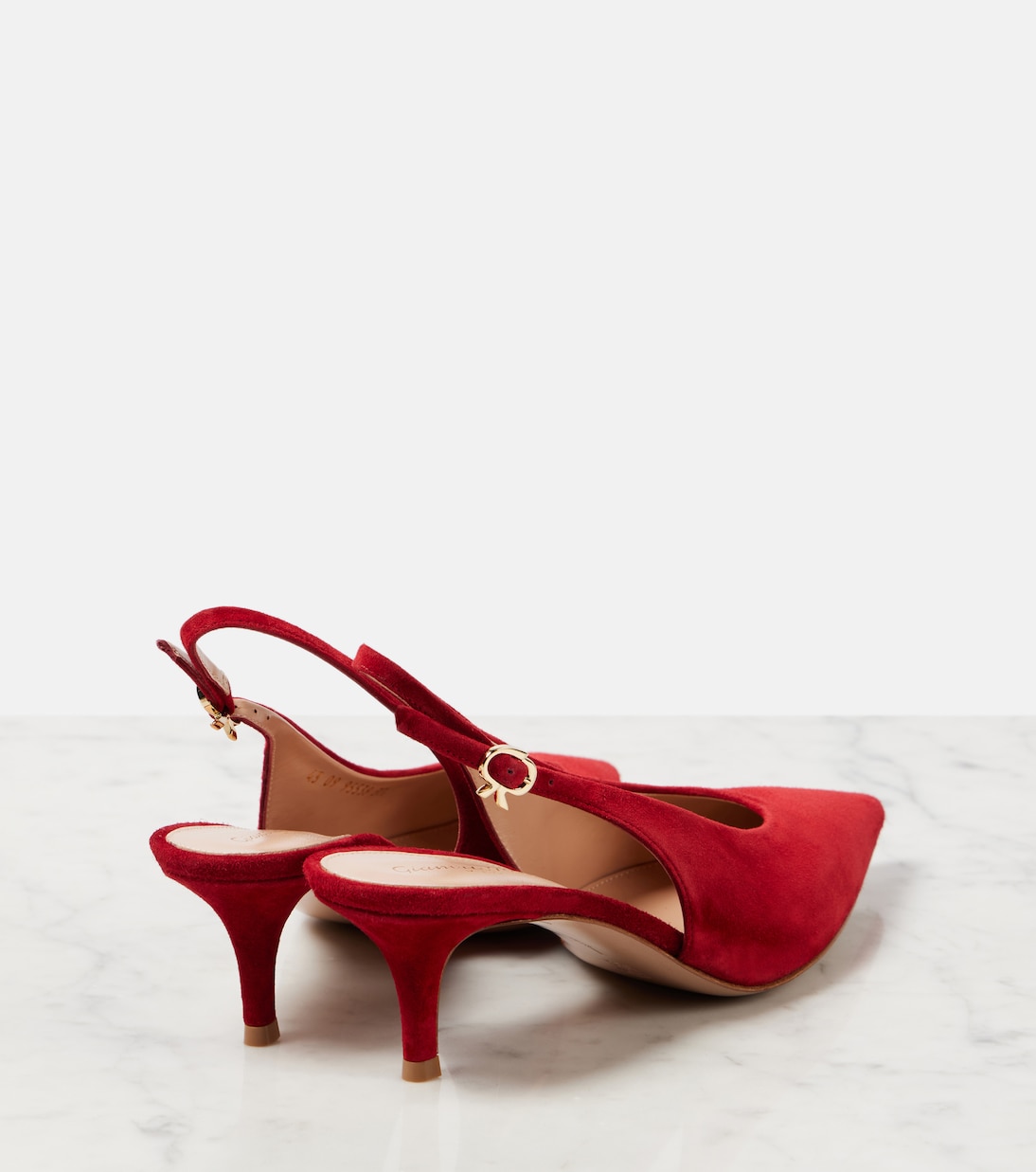 Robbie suede slingback pumps | Gianvito Rossi
