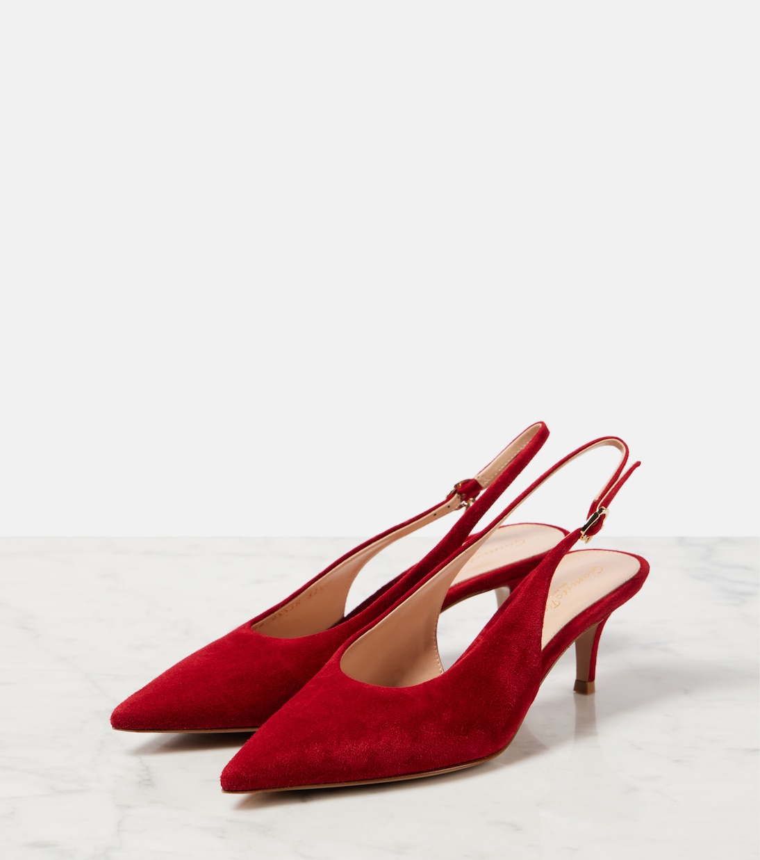 Robbie suede slingback pumps | Gianvito Rossi