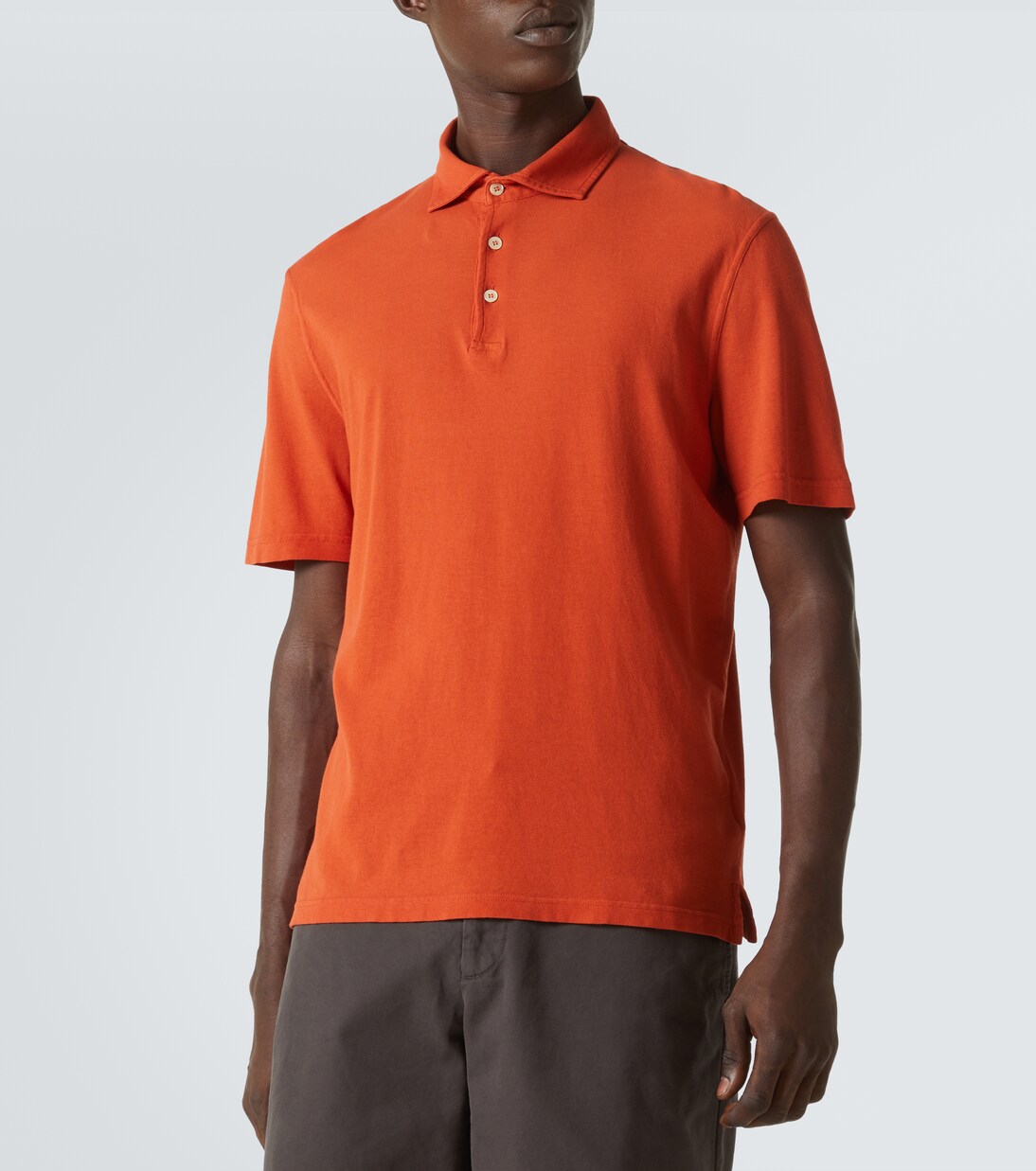 Polohemd aus Baumwoll-Piqué | Fedeli