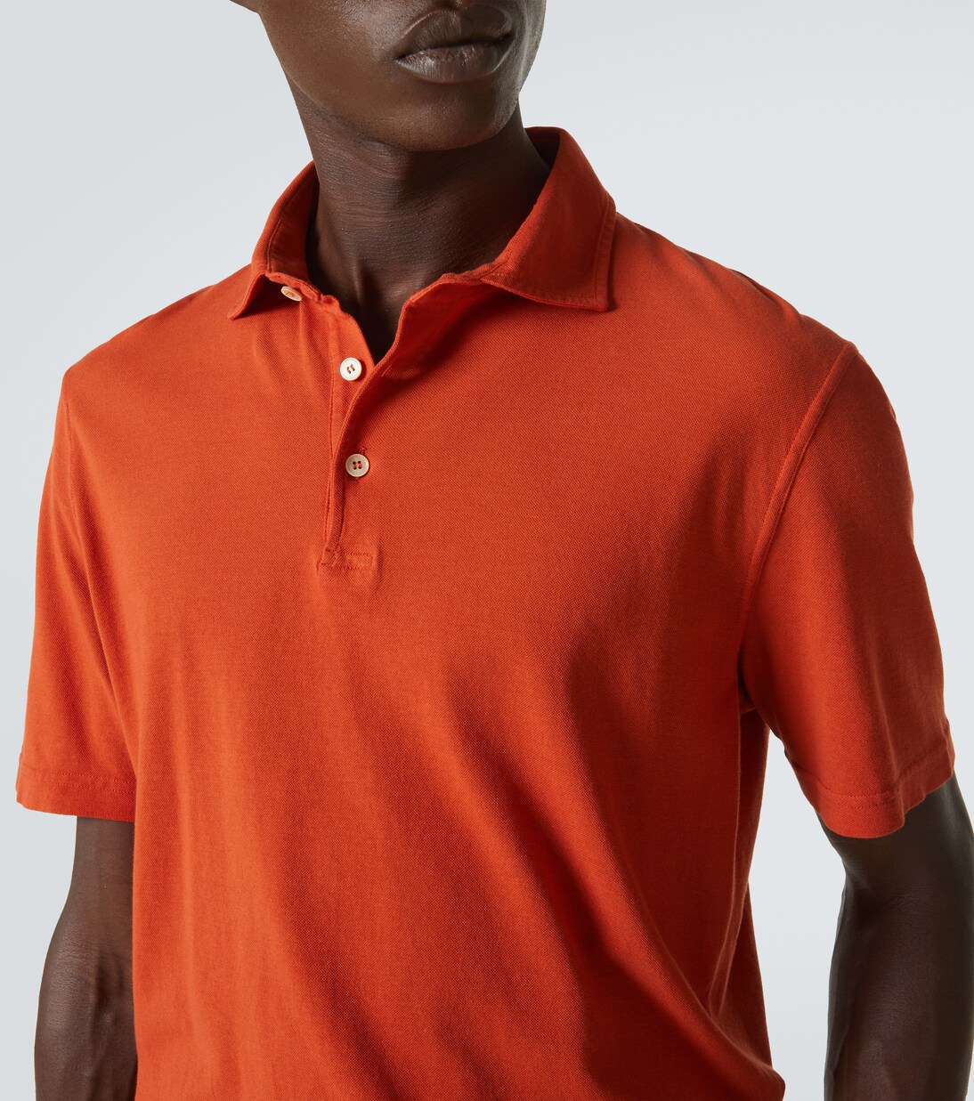 Polohemd aus Baumwoll-Piqué | Fedeli