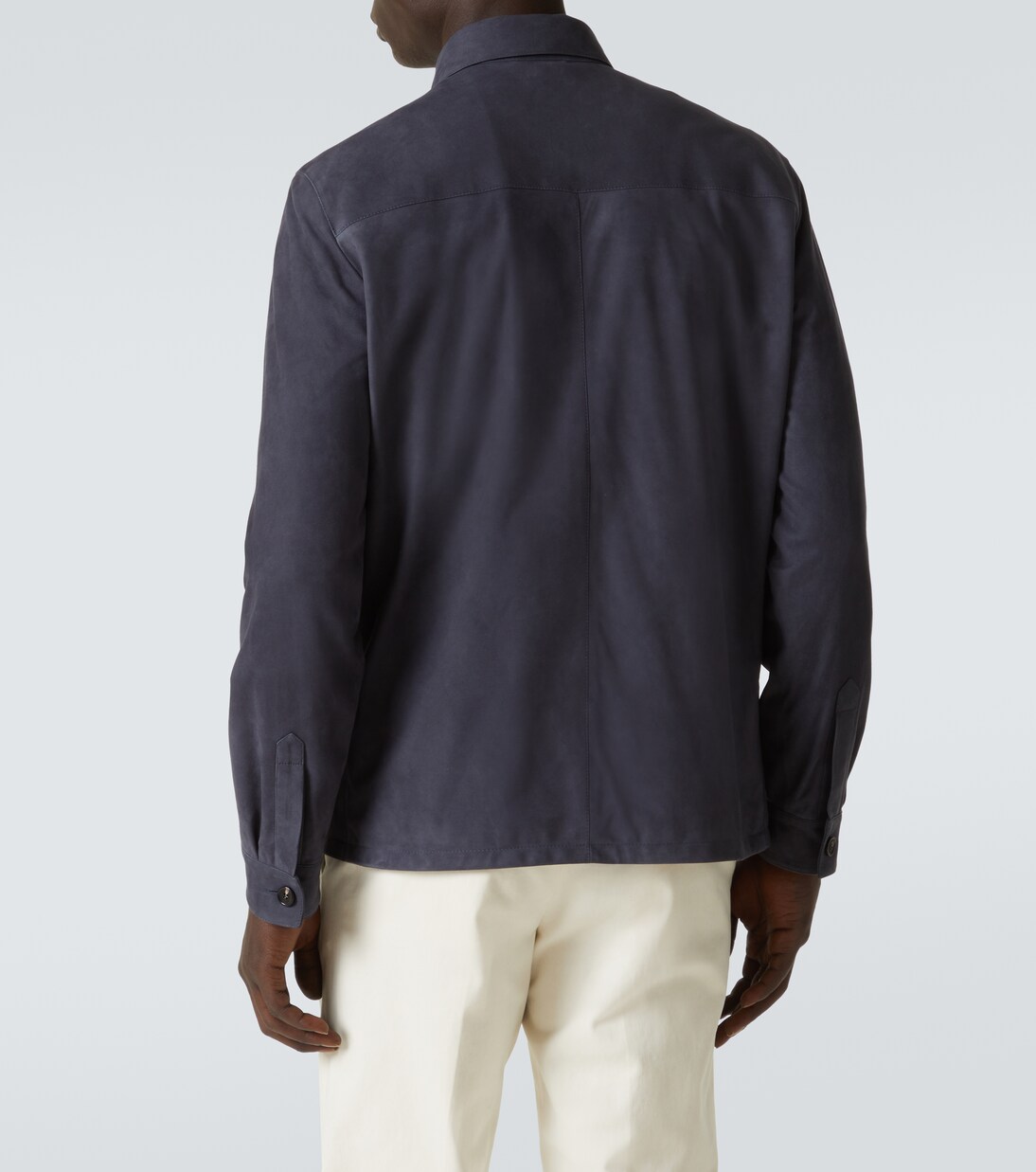 Hemdjacke Lowe aus Veloursleder | Loro Piana