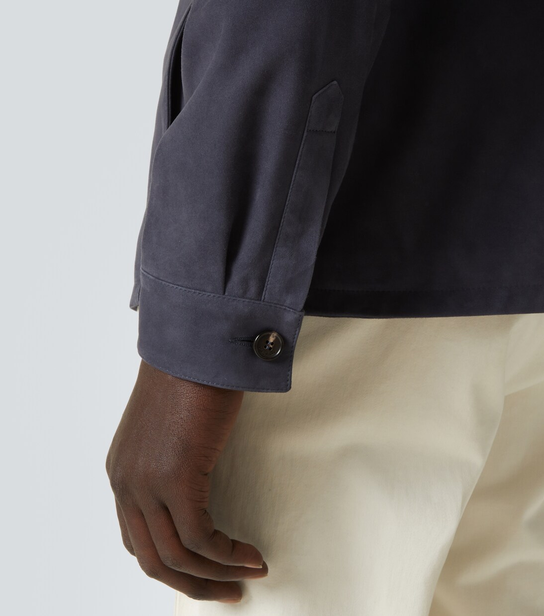 Hemdjacke Lowe aus Veloursleder | Loro Piana