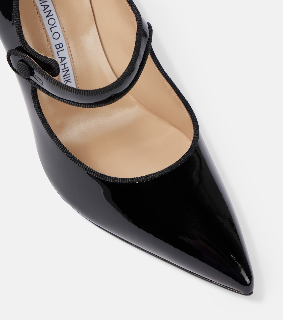 Escarpins Campari 90 en cuir verni | Manolo Blahnik