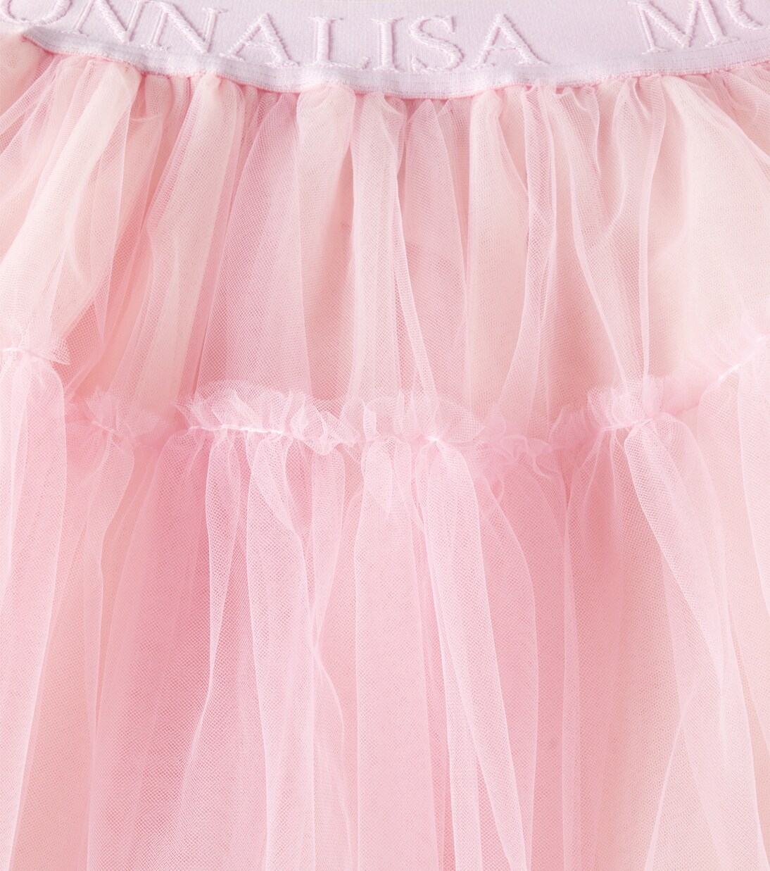 Falda de tul con logo | Monnalisa
