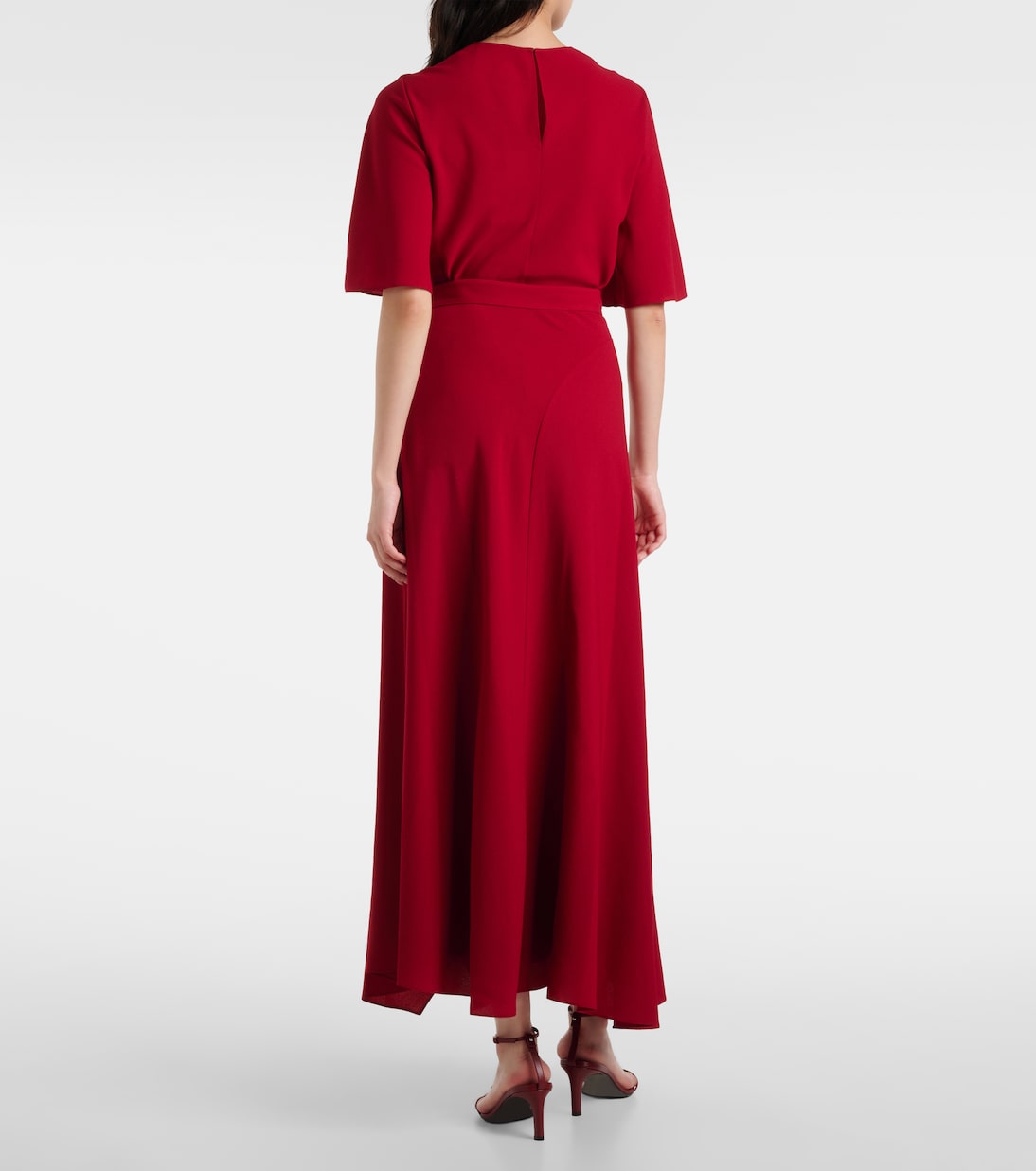 Falda larga Asha de crepé | Roksanda