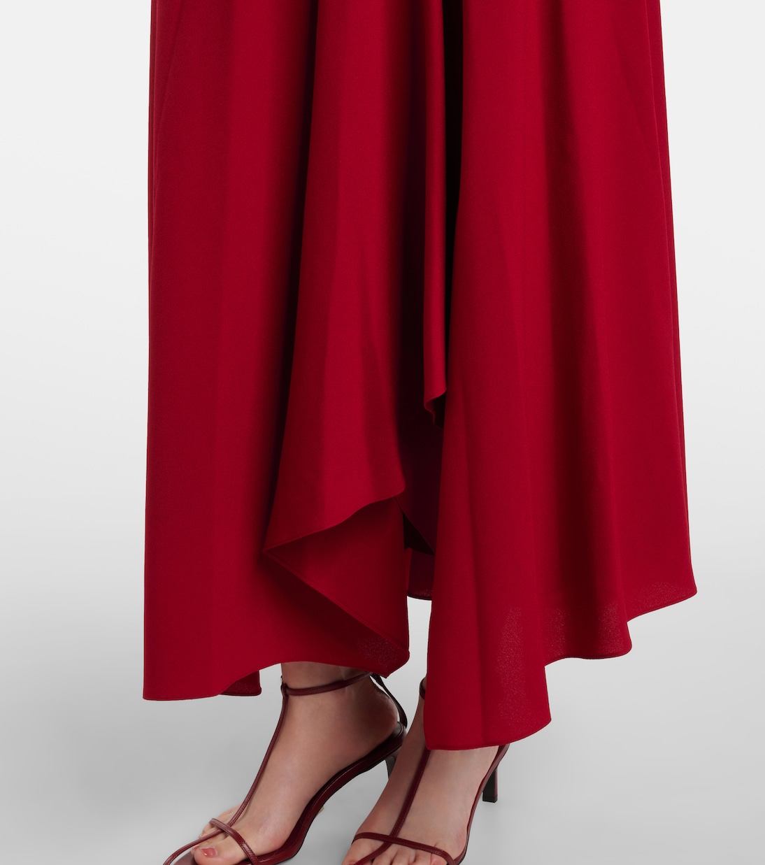 Falda larga Asha de crepé | Roksanda