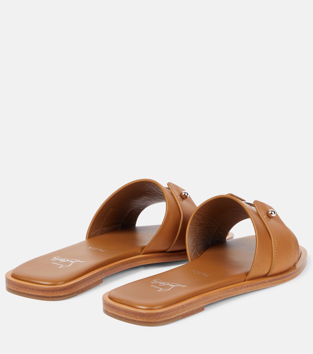 Chambelimule leather slides | Christian Louboutin