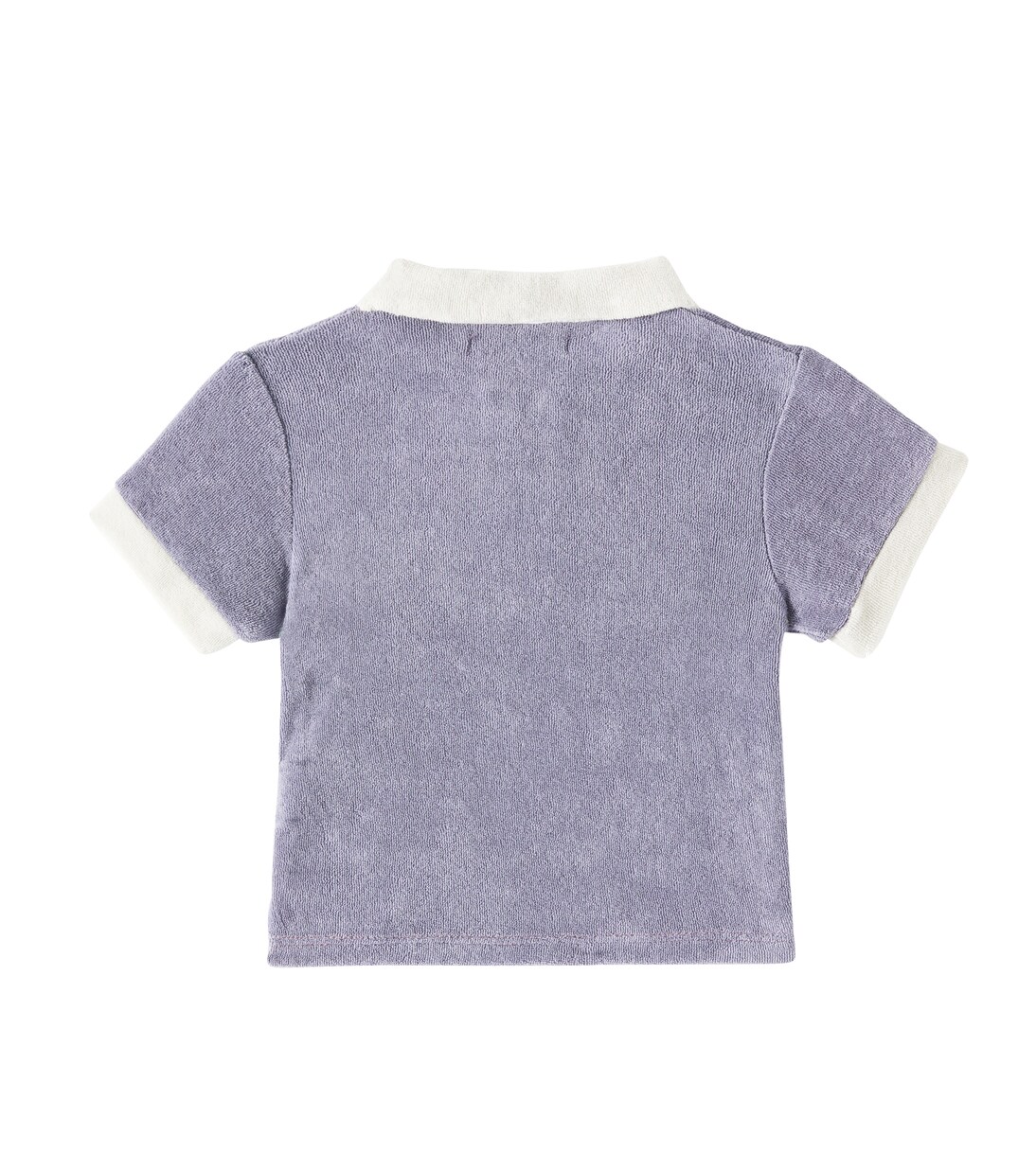 Baby Happy Dog cotton-blend terry polo shirt | Bobo Choses
