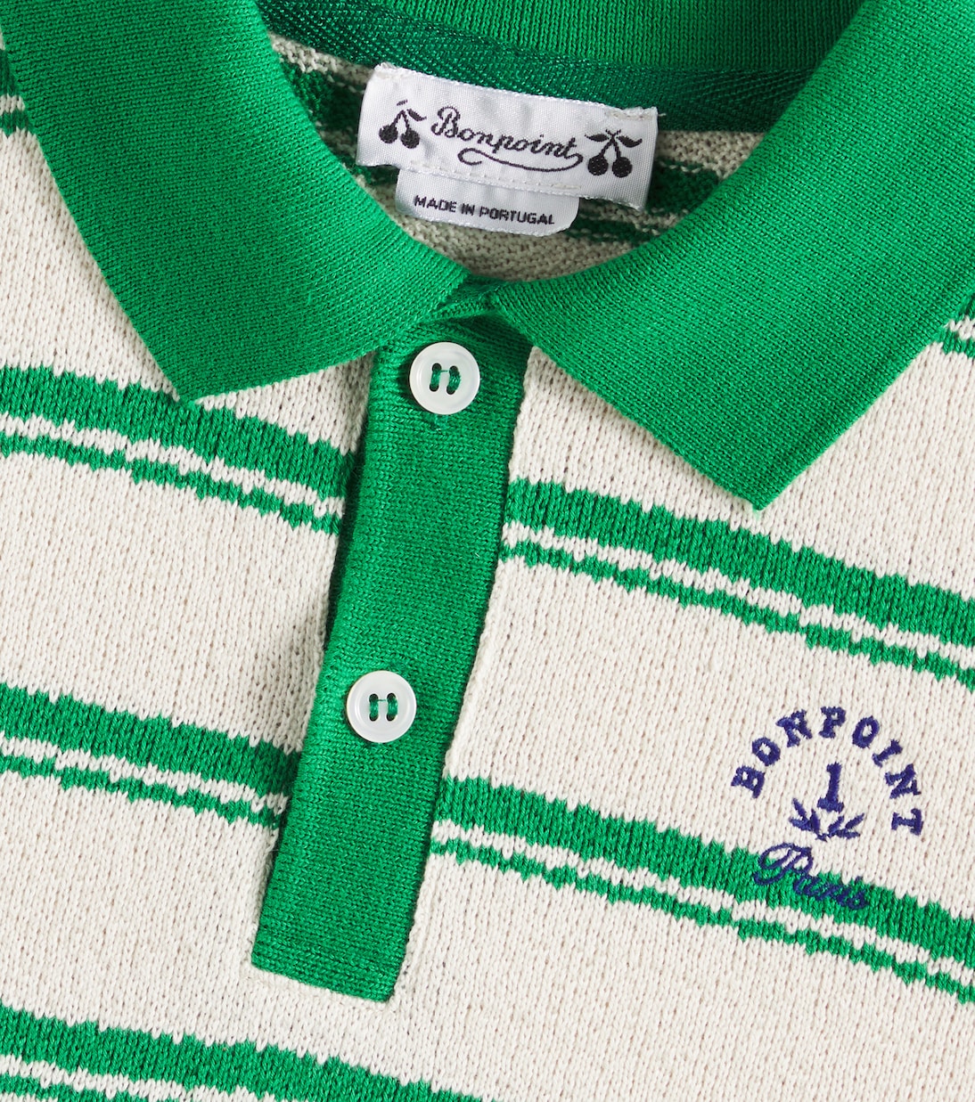 Edel cotton terry polo shirt | Bonpoint