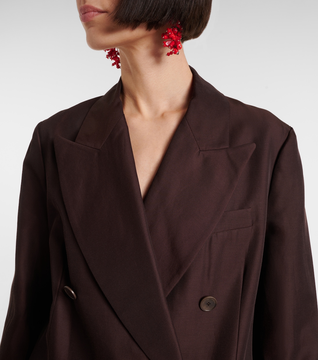 Blazer Valery aus Seide und Baumwolle | Joseph