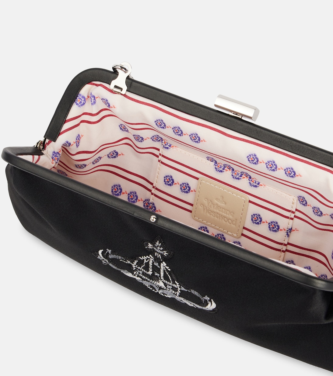 Pochette Dorothy brodée en satin | Vivienne Westwood