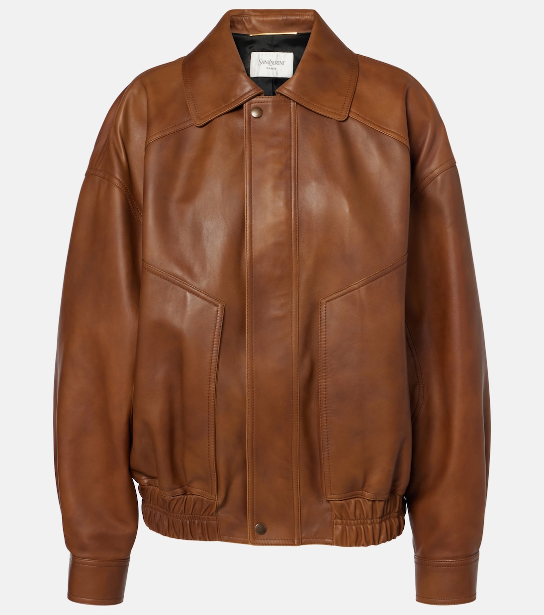 Leather bomber jacket | Saint Laurent