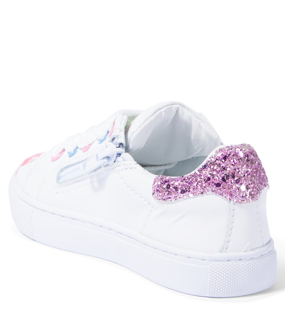 x Disney® printed leather sneakers | Monnalisa