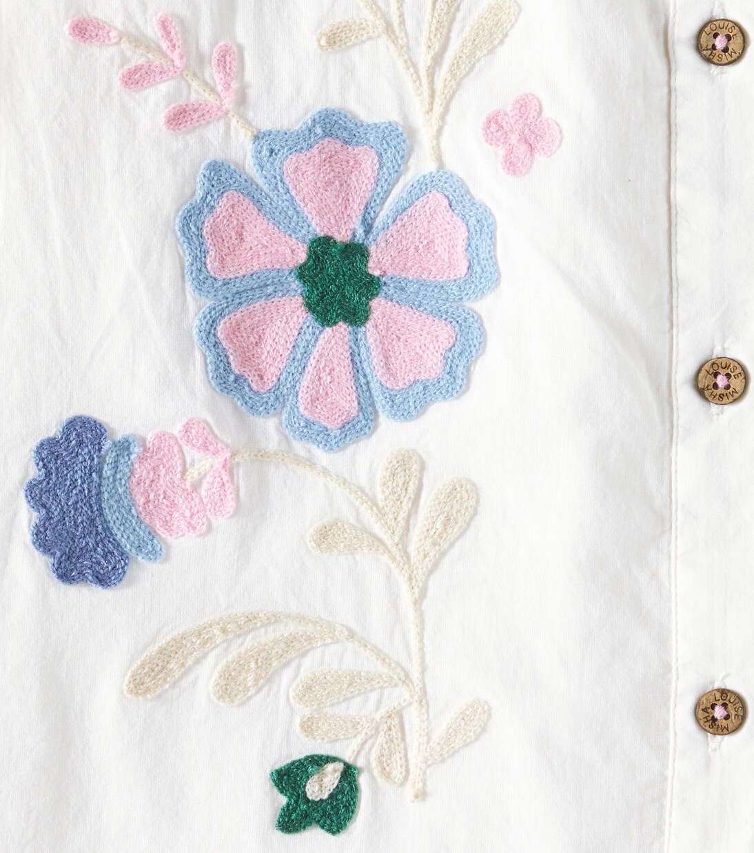 Vania embroidered cotton voile dress | Louise Misha