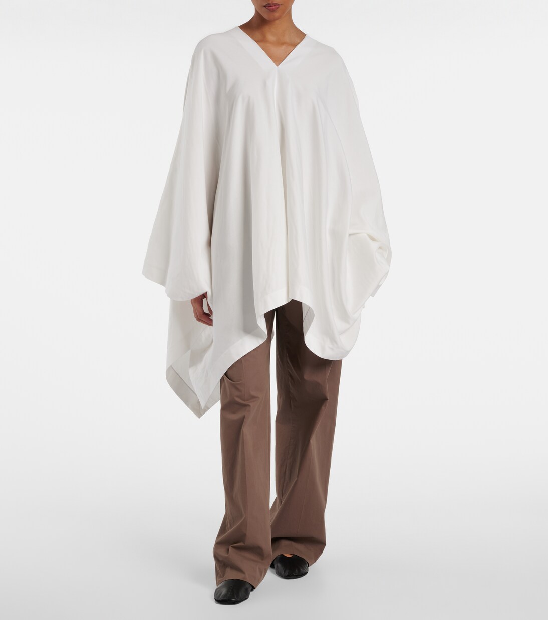 Cafetan Cedar en coton et soie | The Row