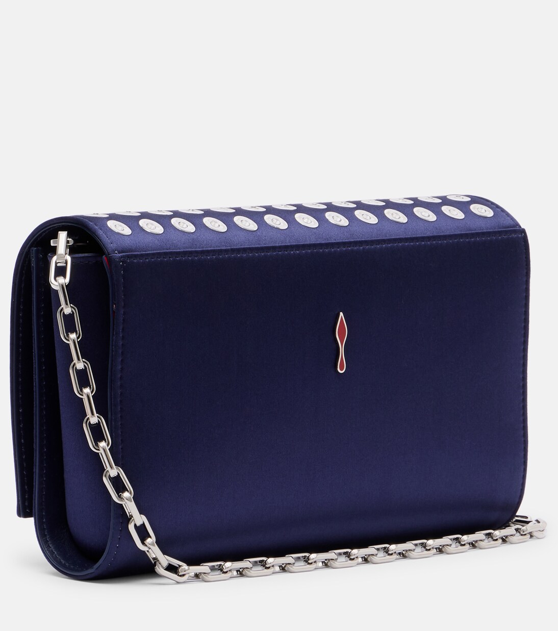 Paloma Small satin crêpe clutch | Christian Louboutin