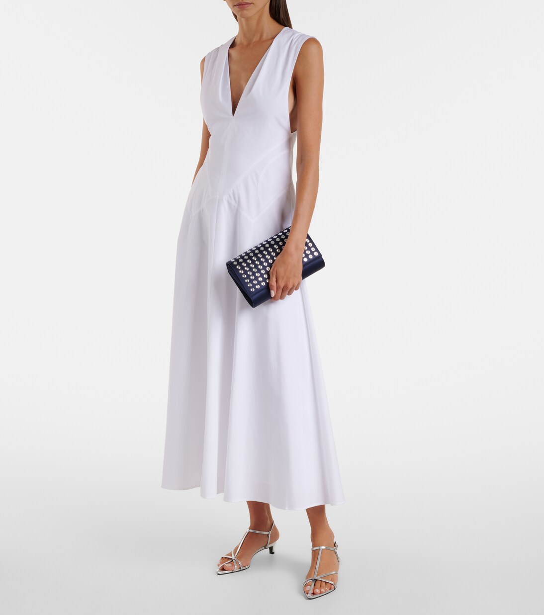 Paloma Small satin crêpe clutch | Christian Louboutin