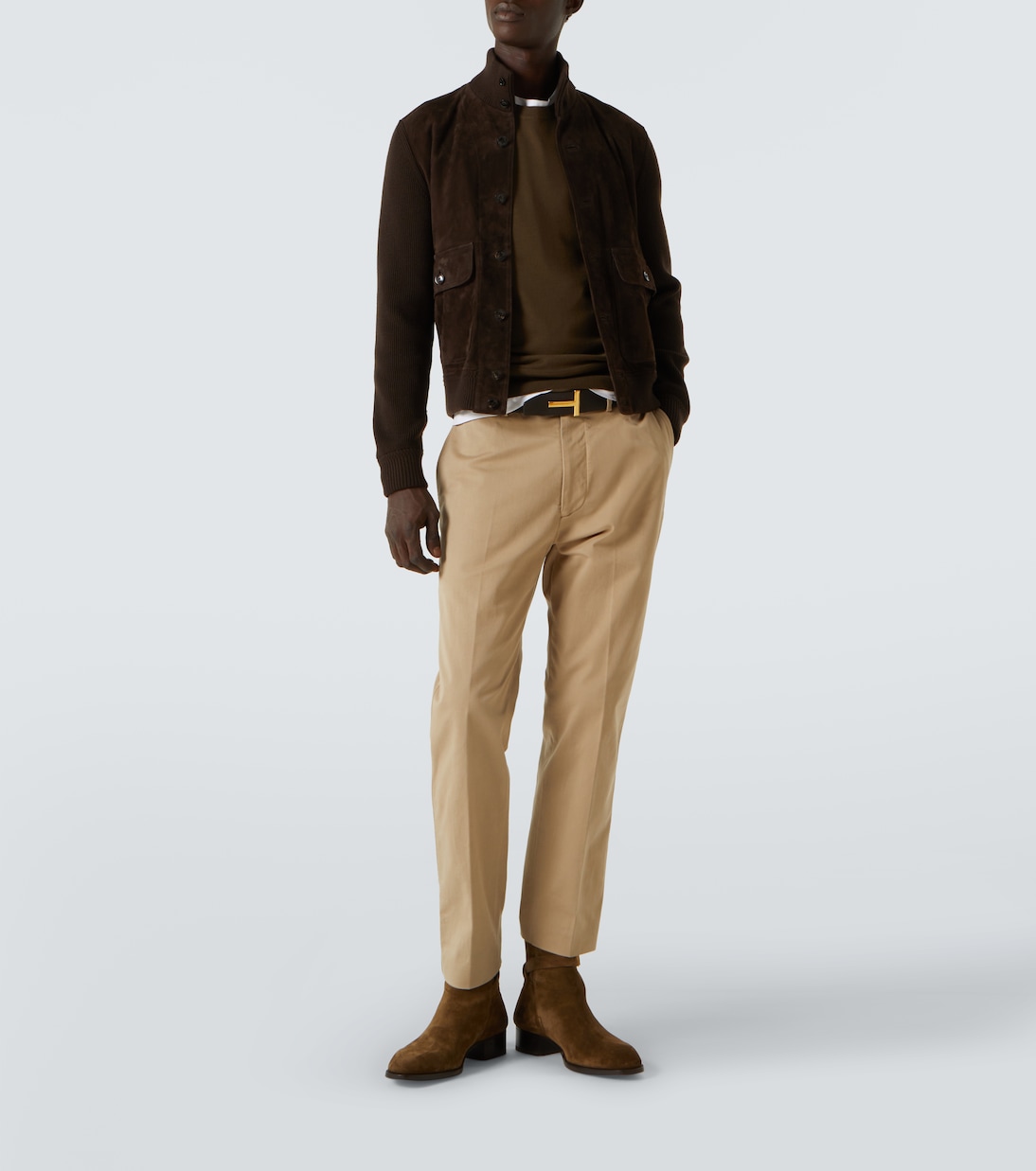 Cotton twill chinos | Tom Ford