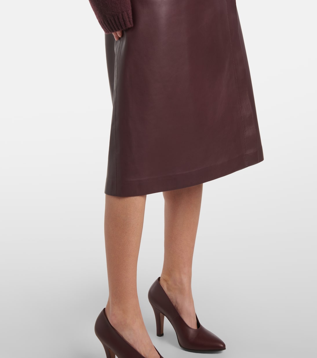 Midirock aus Leder | Joseph