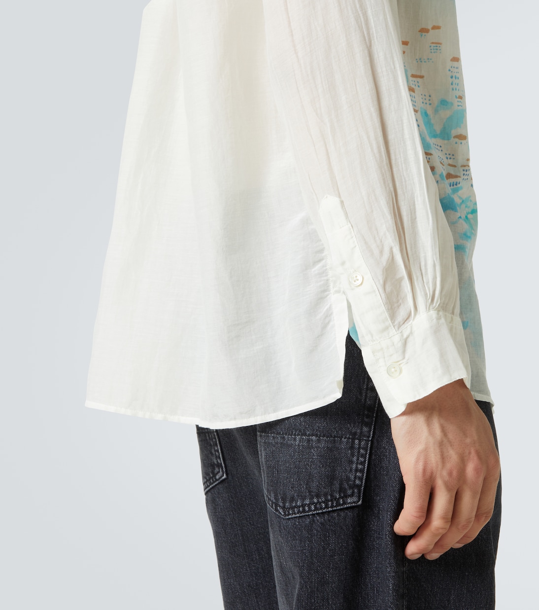 Camicia Adorn in cotone e seta con stampa | Our Legacy