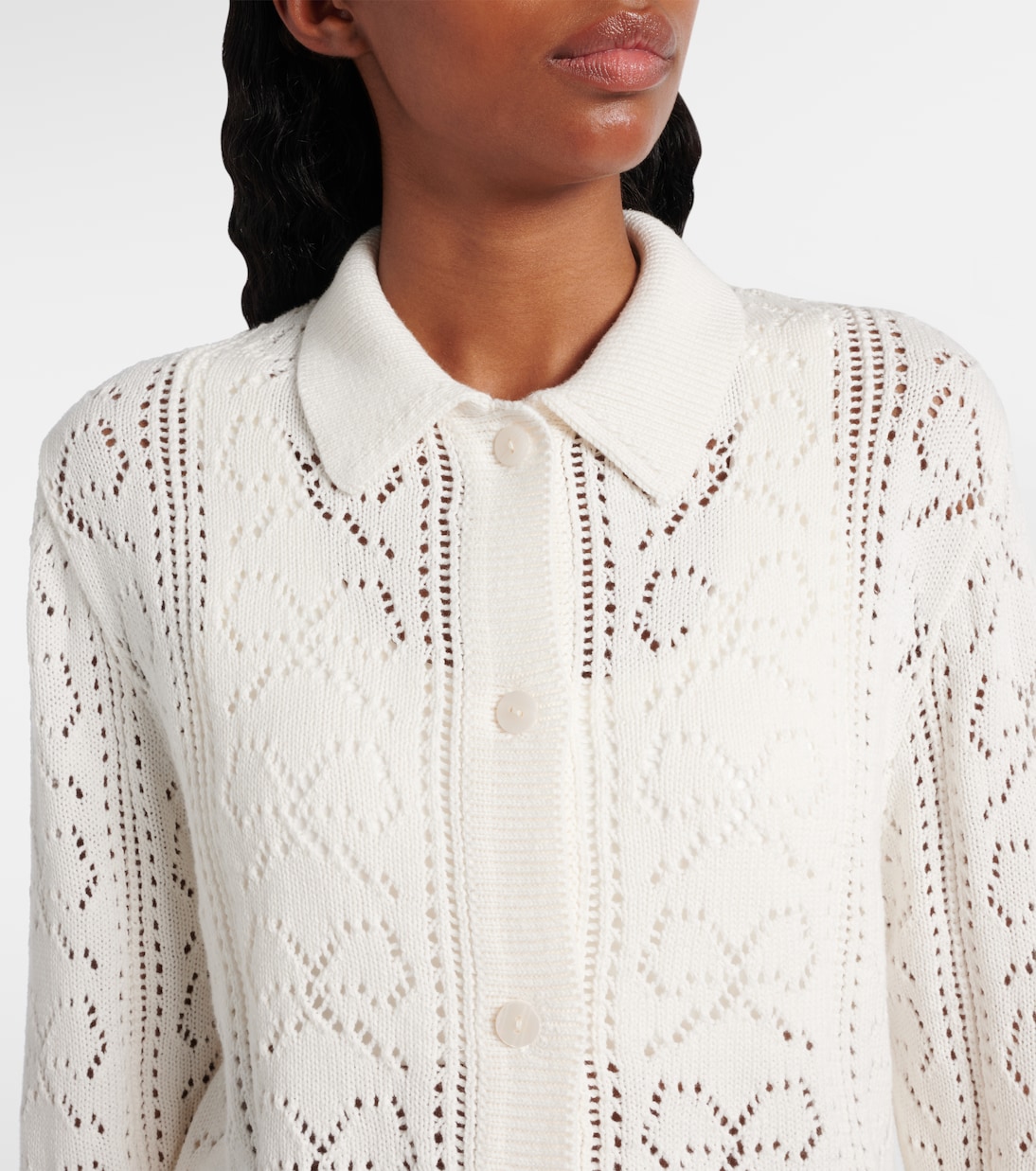 Hemd Lavalliere Malia aus Baumwolle | The Upside