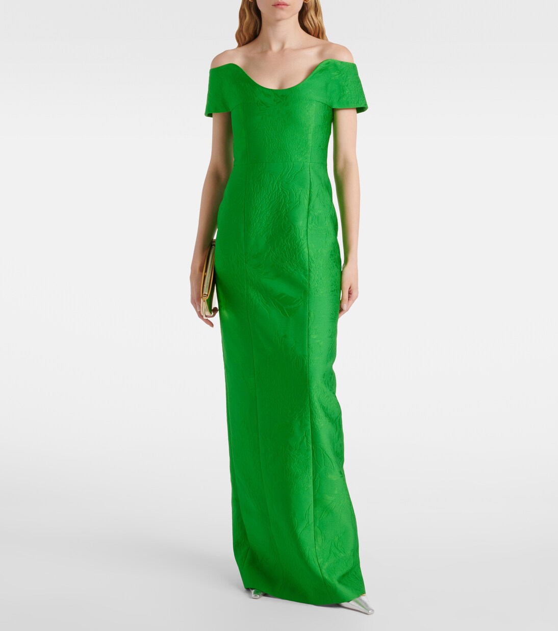 Robe longue Aislinn en jacquard | Emilia Wickstead