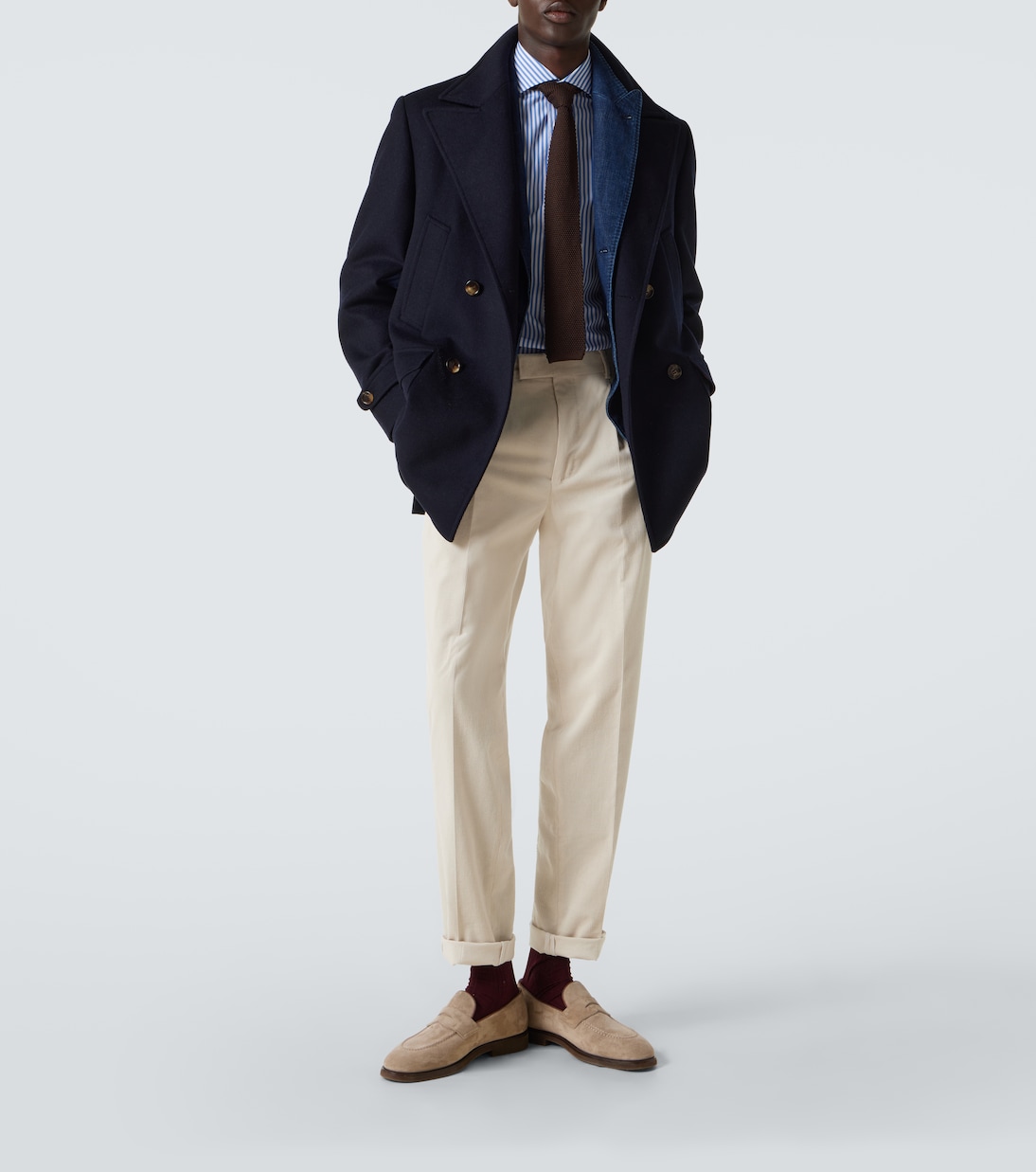 Cotton striped shirt | Brunello Cucinelli