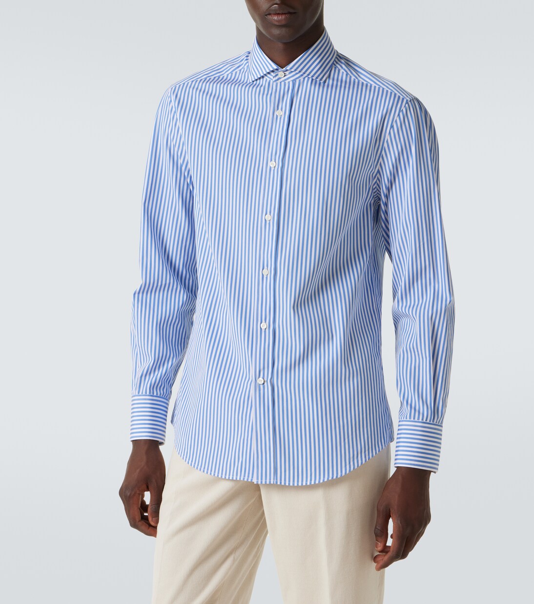 Cotton striped shirt | Brunello Cucinelli