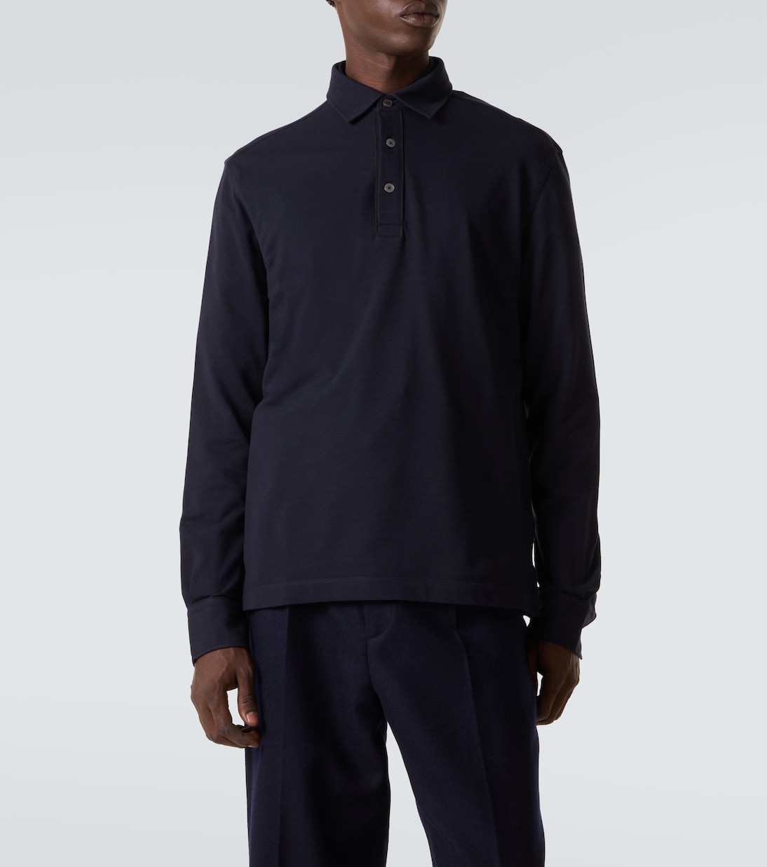 Cotton piqué polo sweater | Zegna